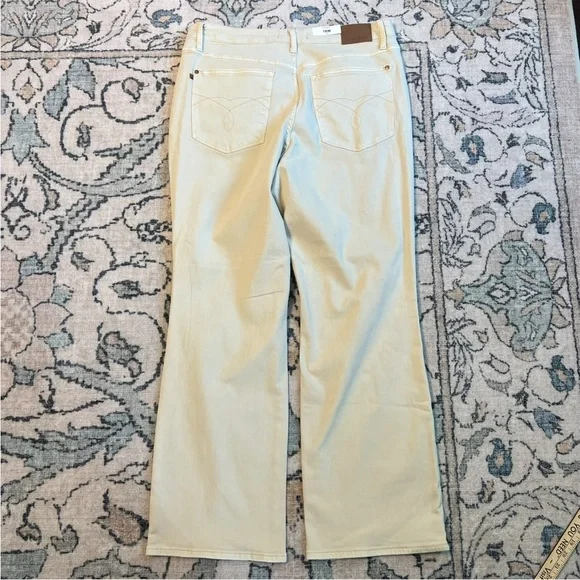 Judy Blue Tan Bone Garment Dyed High Waist Jeans JB88823 C-CO Women Sz. 18W NWT - Picture 2 of 8